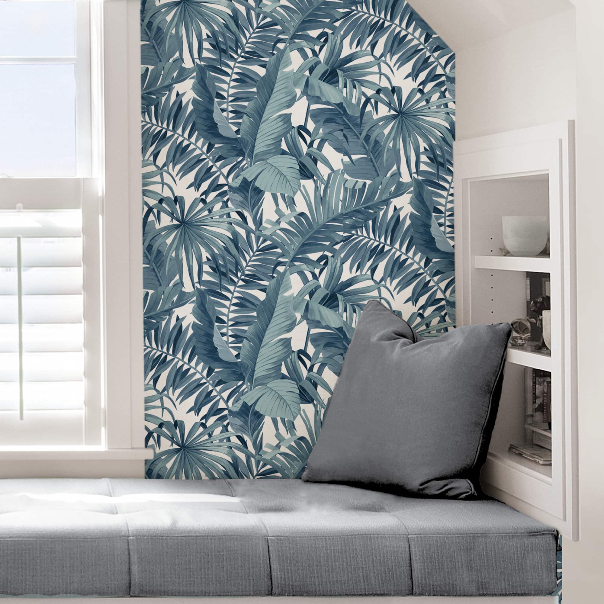 NuWallpaper Blue Maui Peel & Stick Wallpaper
